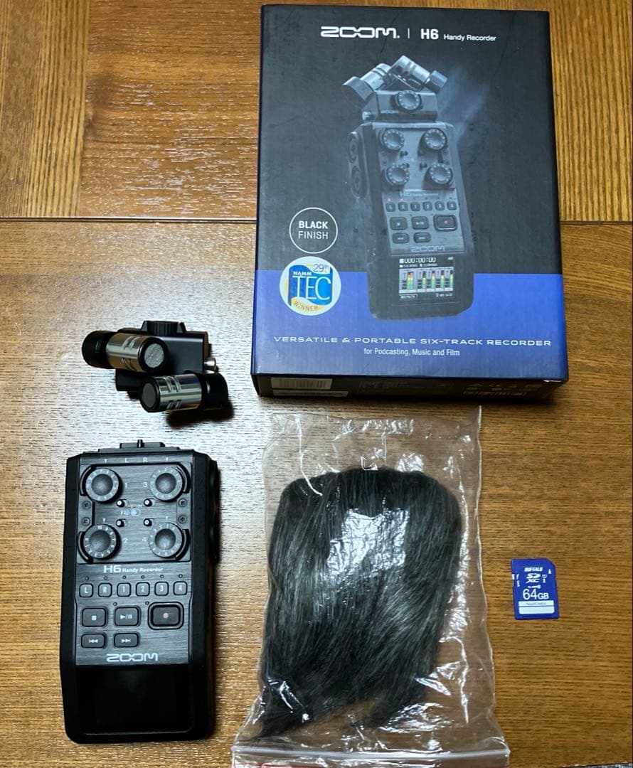 ZOOM H6/(Handy Recorder) レコーダー SD・付属品付