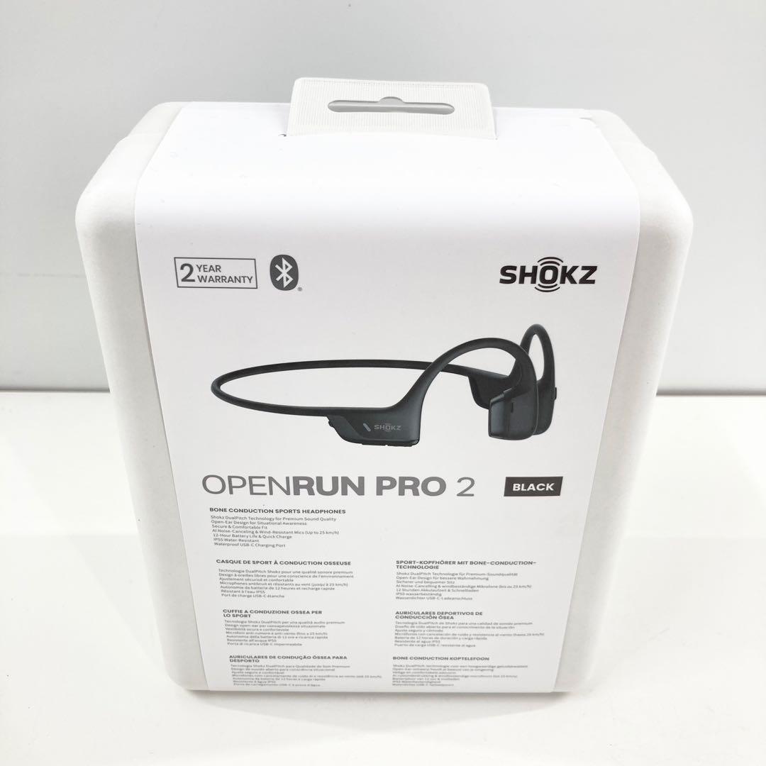 新品未開封 SHOKZ OpenRun Pro2 骨伝導イヤホン