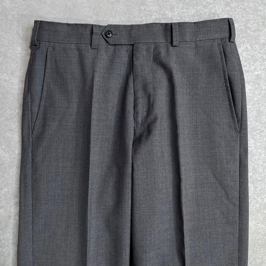 【極美品】ブルックスブラザーズ トレーニョ1900ウールスラックス グレーw31