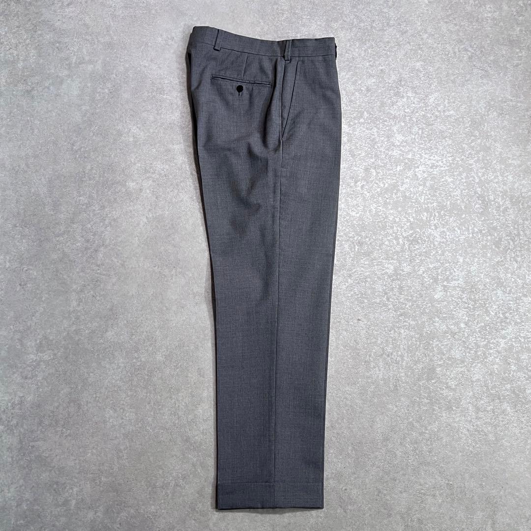 【極美品】ブルックスブラザーズ トレーニョ1900ウールスラックス グレーw31
