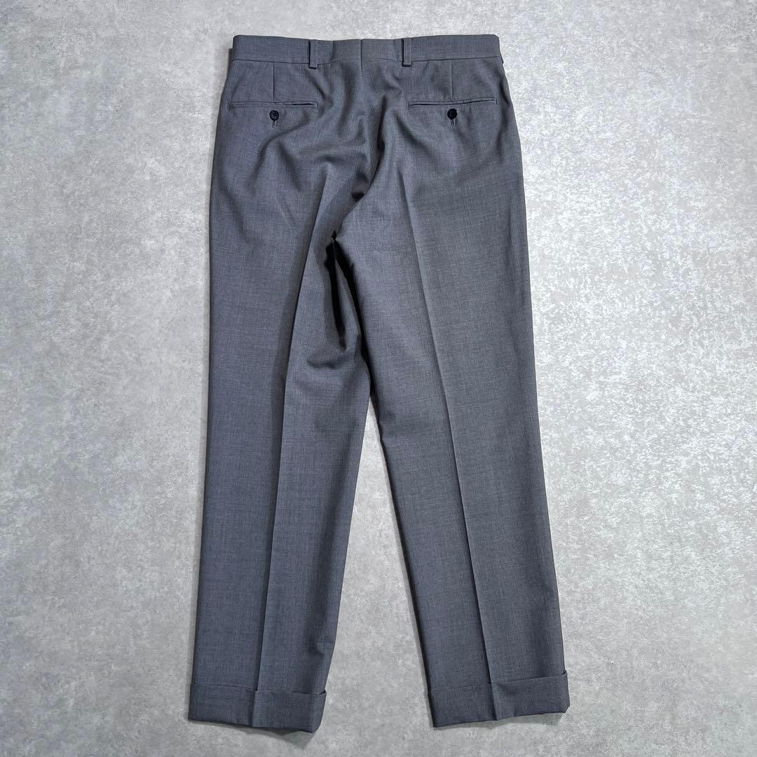 【極美品】ブルックスブラザーズ トレーニョ1900ウールスラックス グレーw31