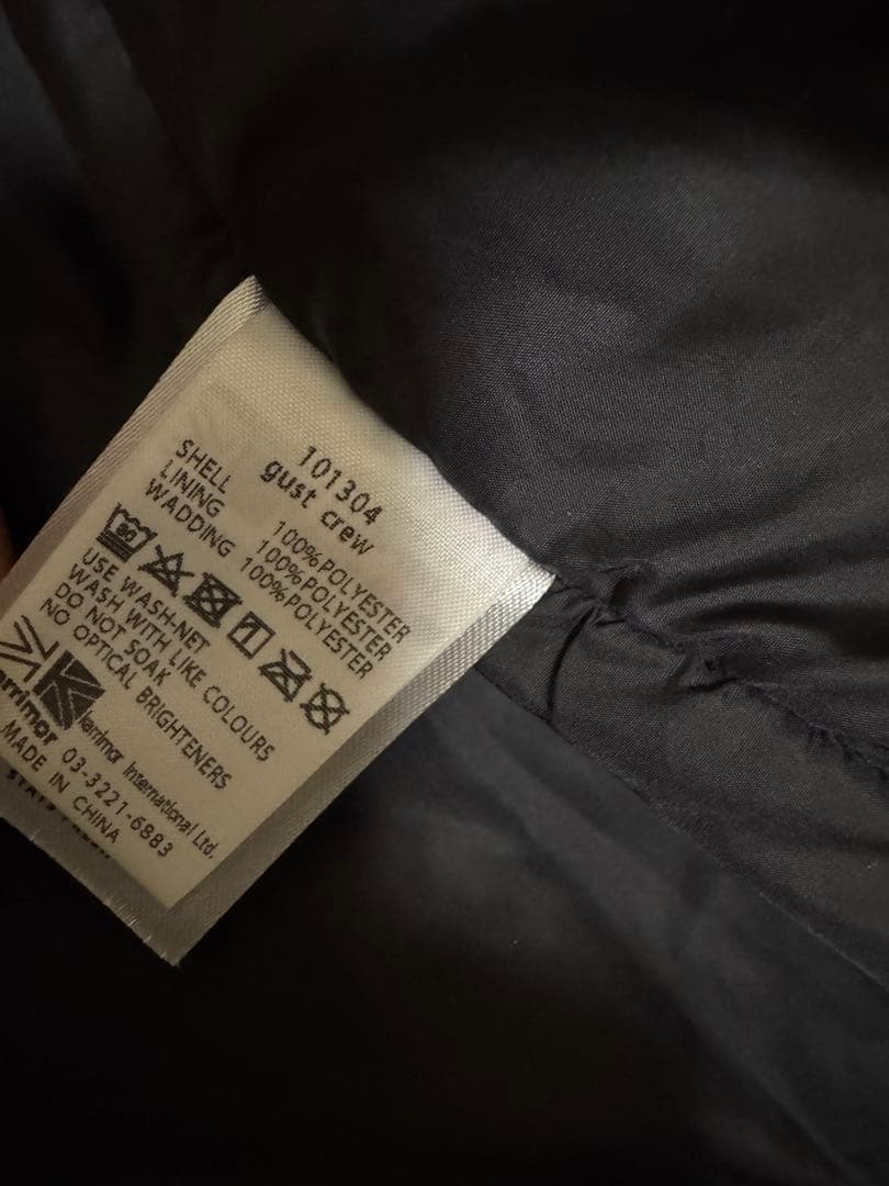 カリマー gust crew Lメンズ ジャケット 黒 ブルゾン アウター