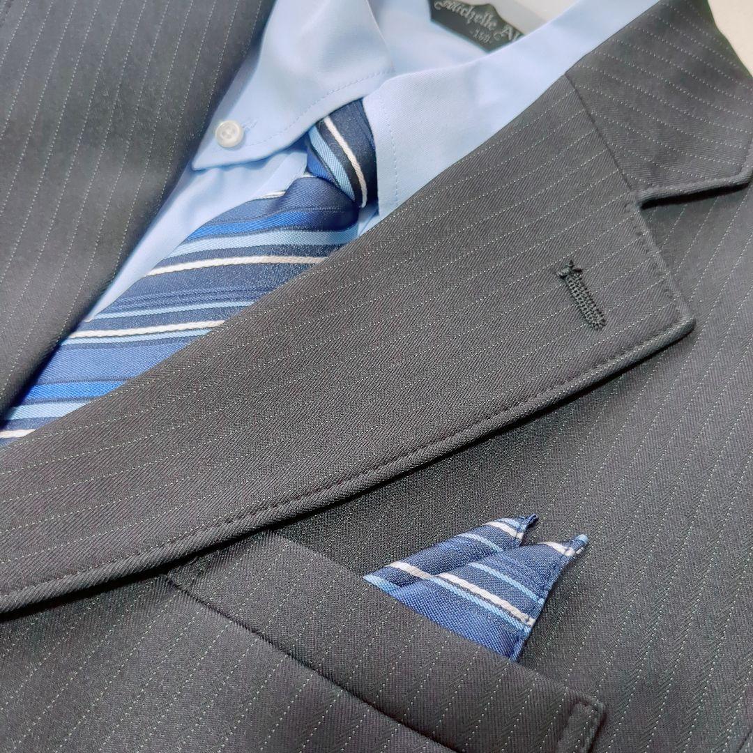 未使用新品★ミッシェルアルフレッド　卒服　ストライプスーツ5点セット　160