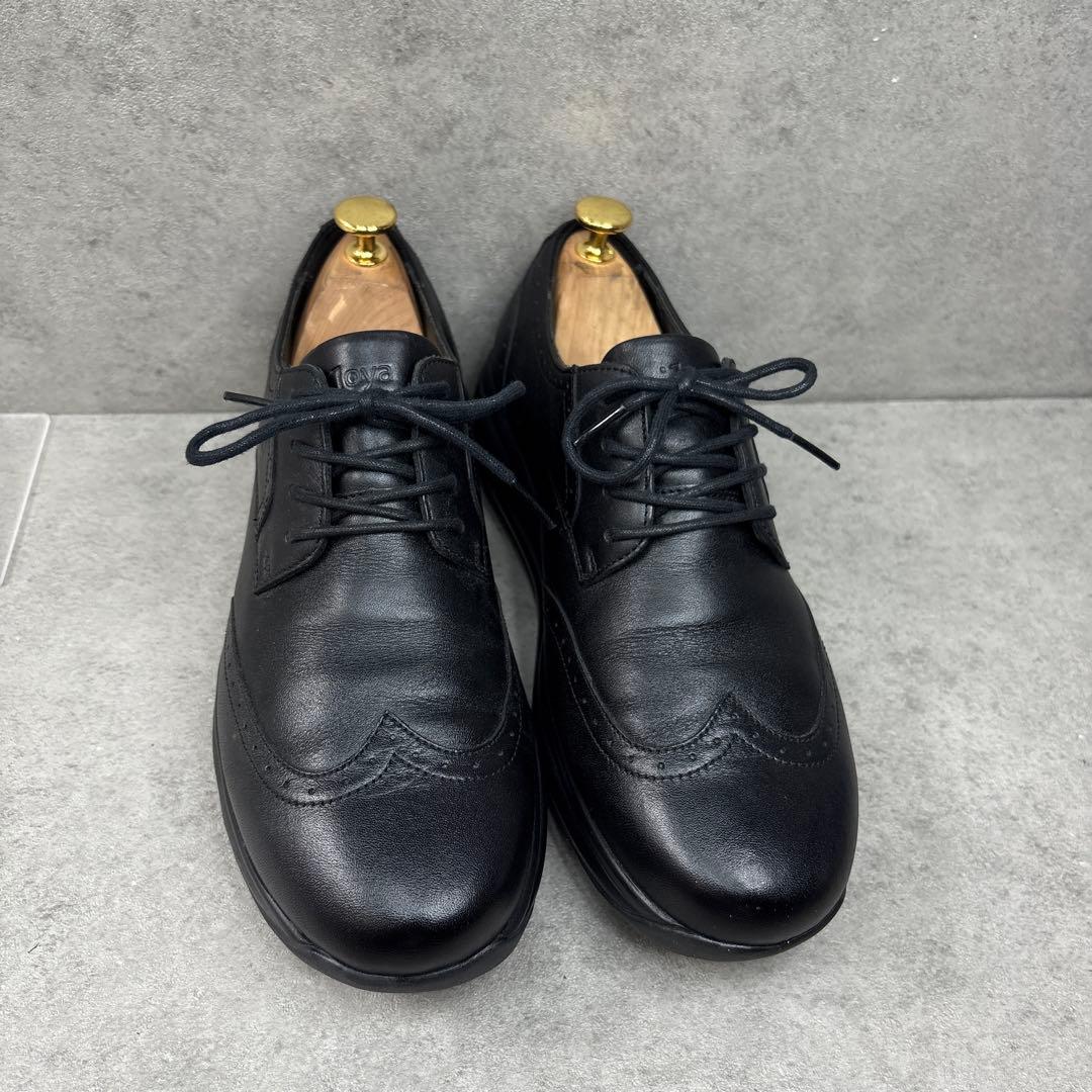 未使用級！Joya ジョーヤ　ウィングチップ コンフォート　厚底レザーシューズ