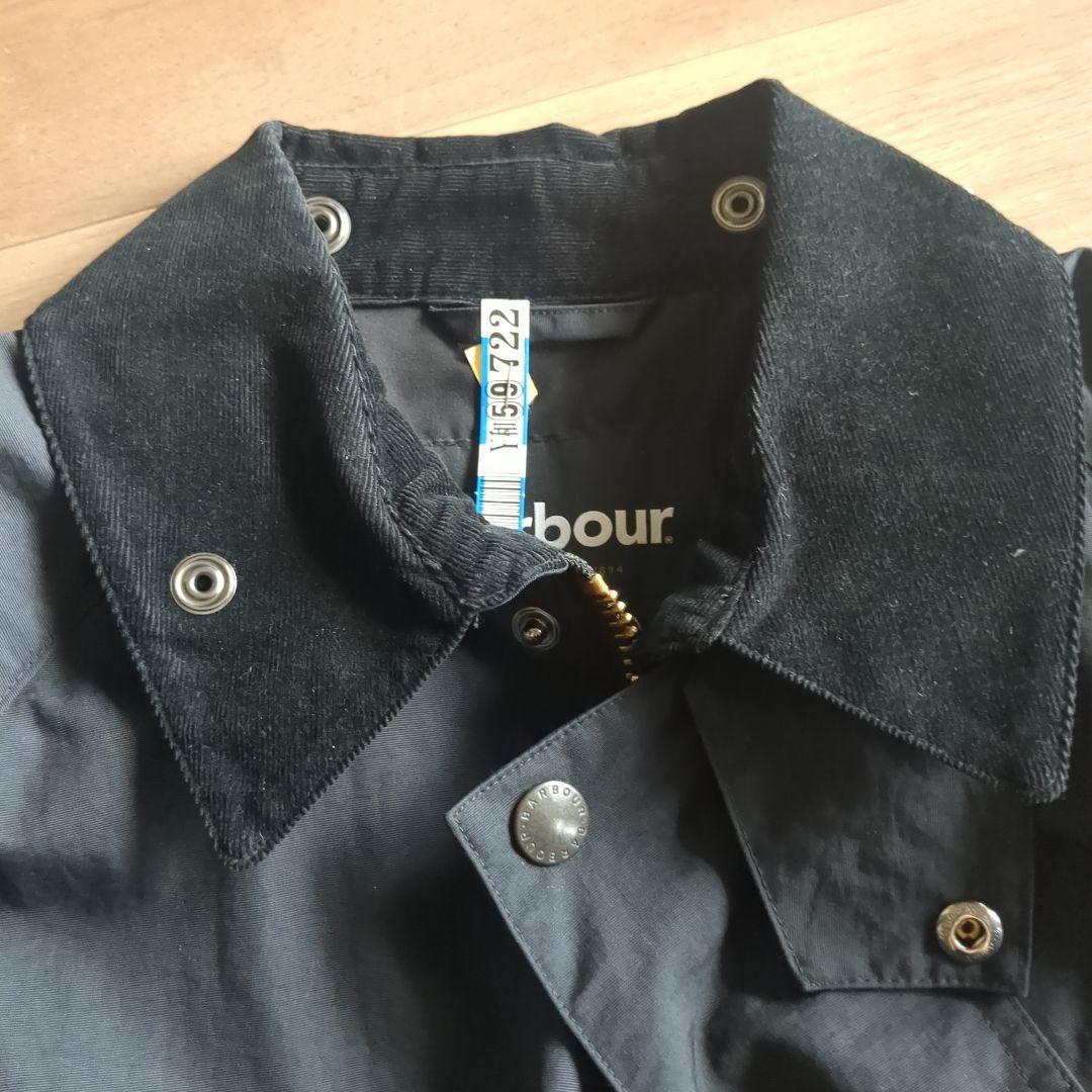 Barbour エクスモア ナイロン ミドルレングス　コート　38