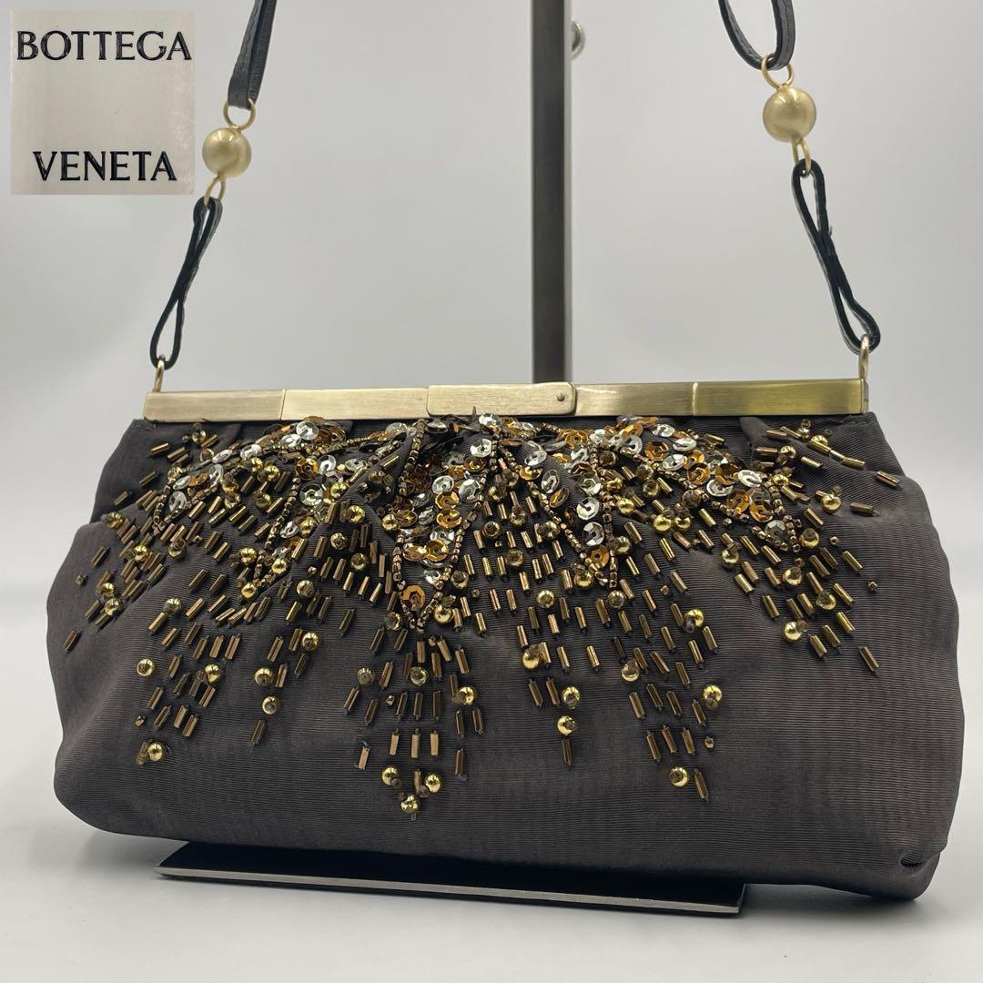 ボッテガ アクセサリーポーチ ビジュ スパンコール パーティーバッグ