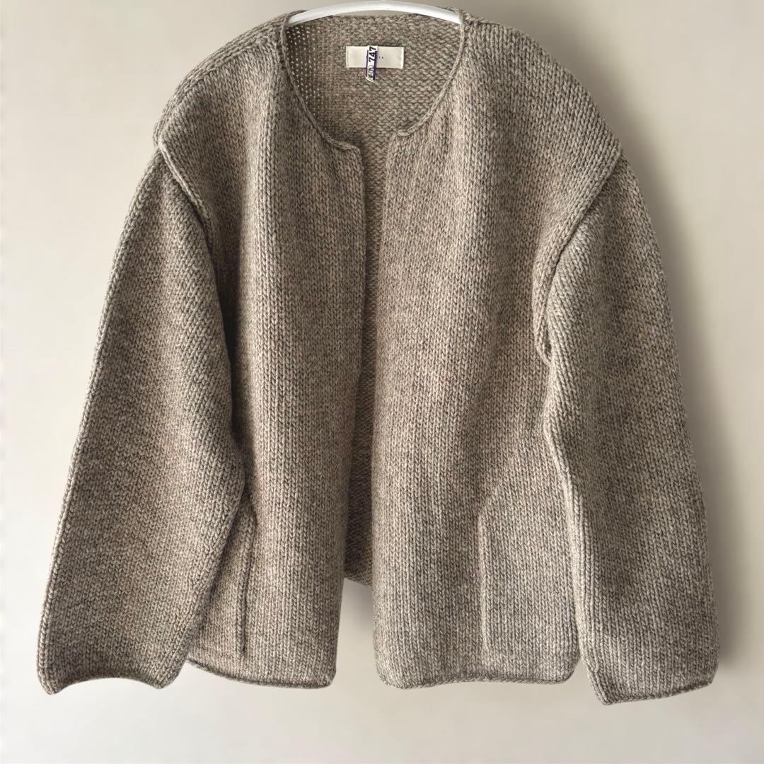 かぐれ kagure ペルークルーネックカーディガン