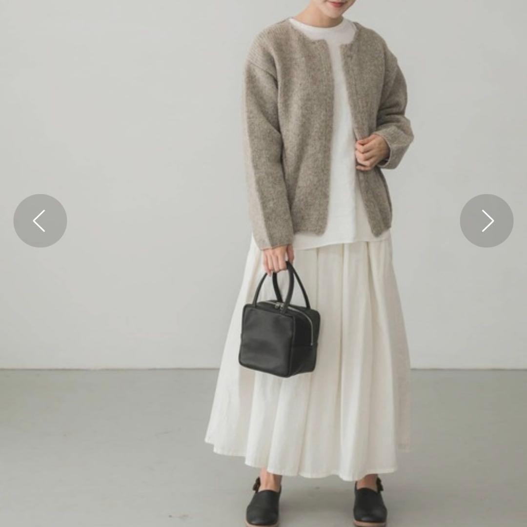 かぐれ kagure ペルークルーネックカーディガン