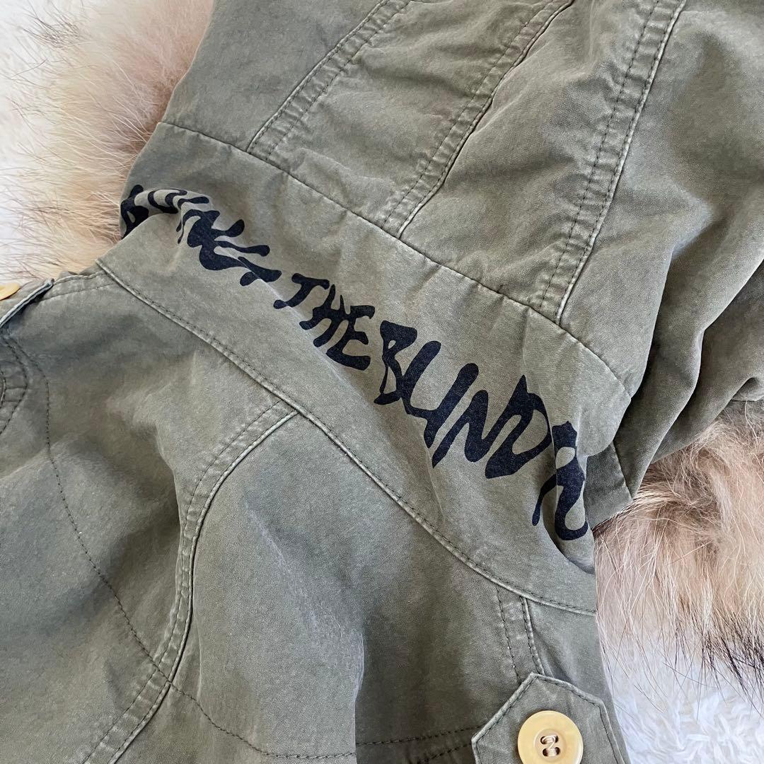 完売品 SASQUATCHfabrix. 裏地ブリーチ加工 モッズコート S