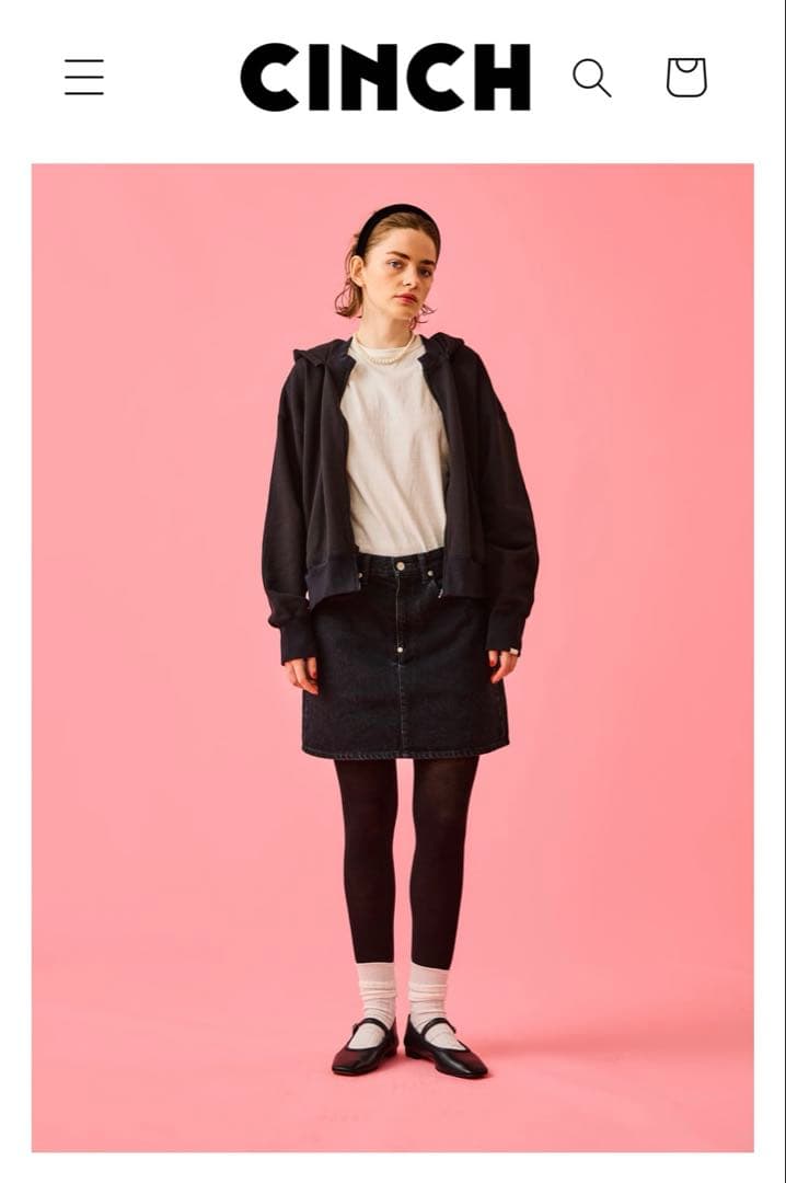 MORI【希少】CINCH obladaブラックミニスカート