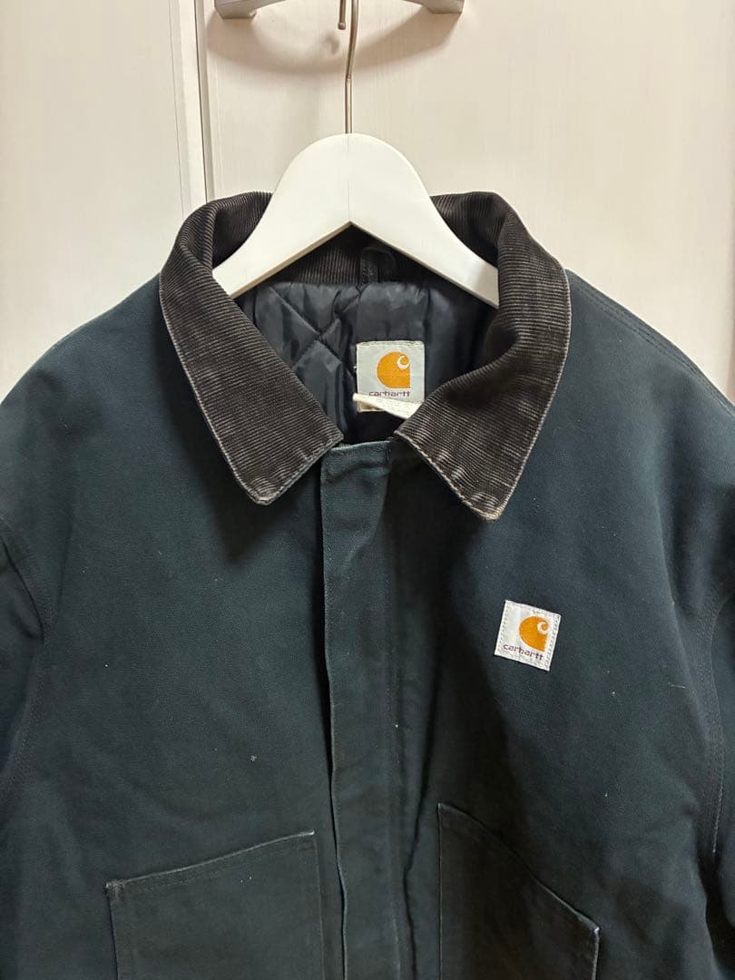 USA製　カーハート トラディショナルジャケット デトロイトジャケット　ブラック