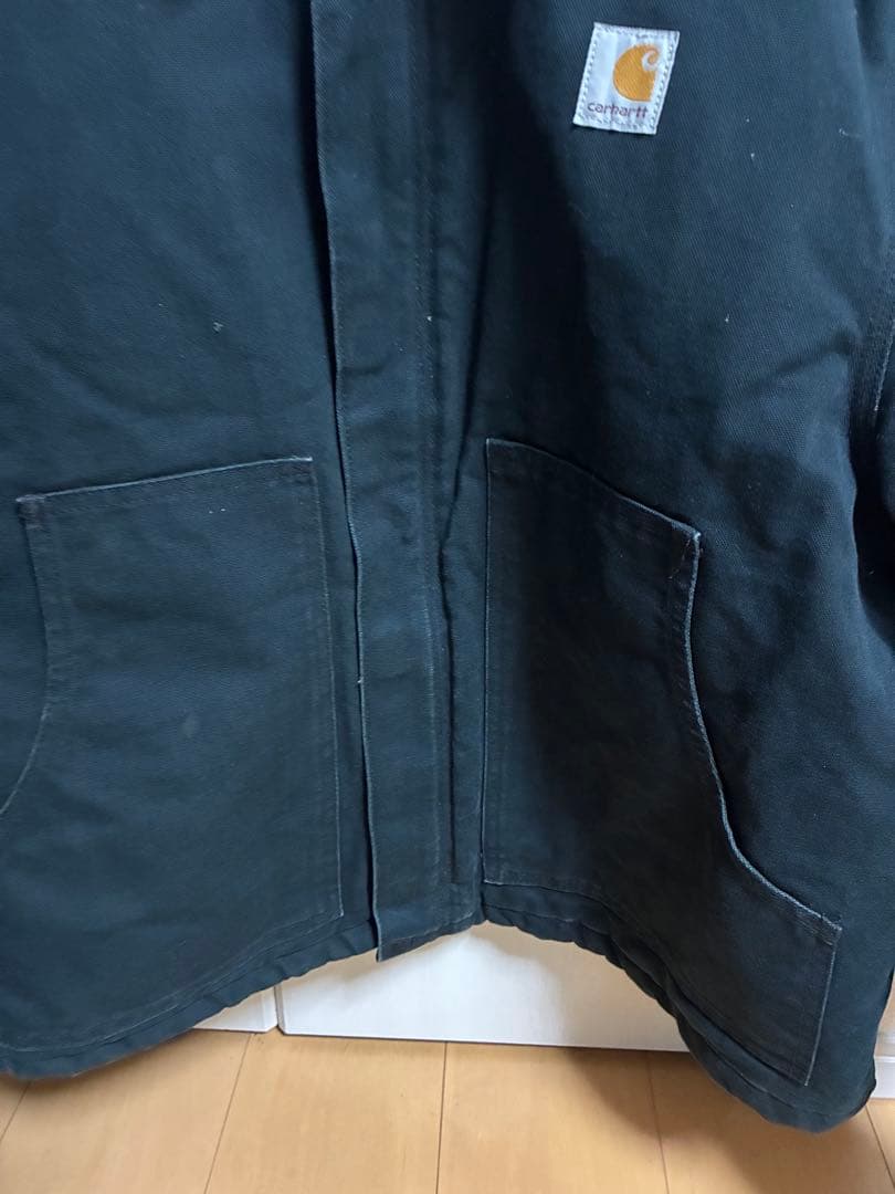 USA製　カーハート トラディショナルジャケット デトロイトジャケット　ブラック