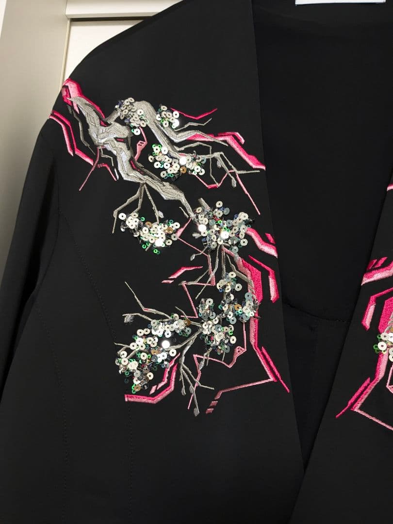 ダイエットブッチャー　桜　sakura ノーカラージャケット　極美品　サイズ3