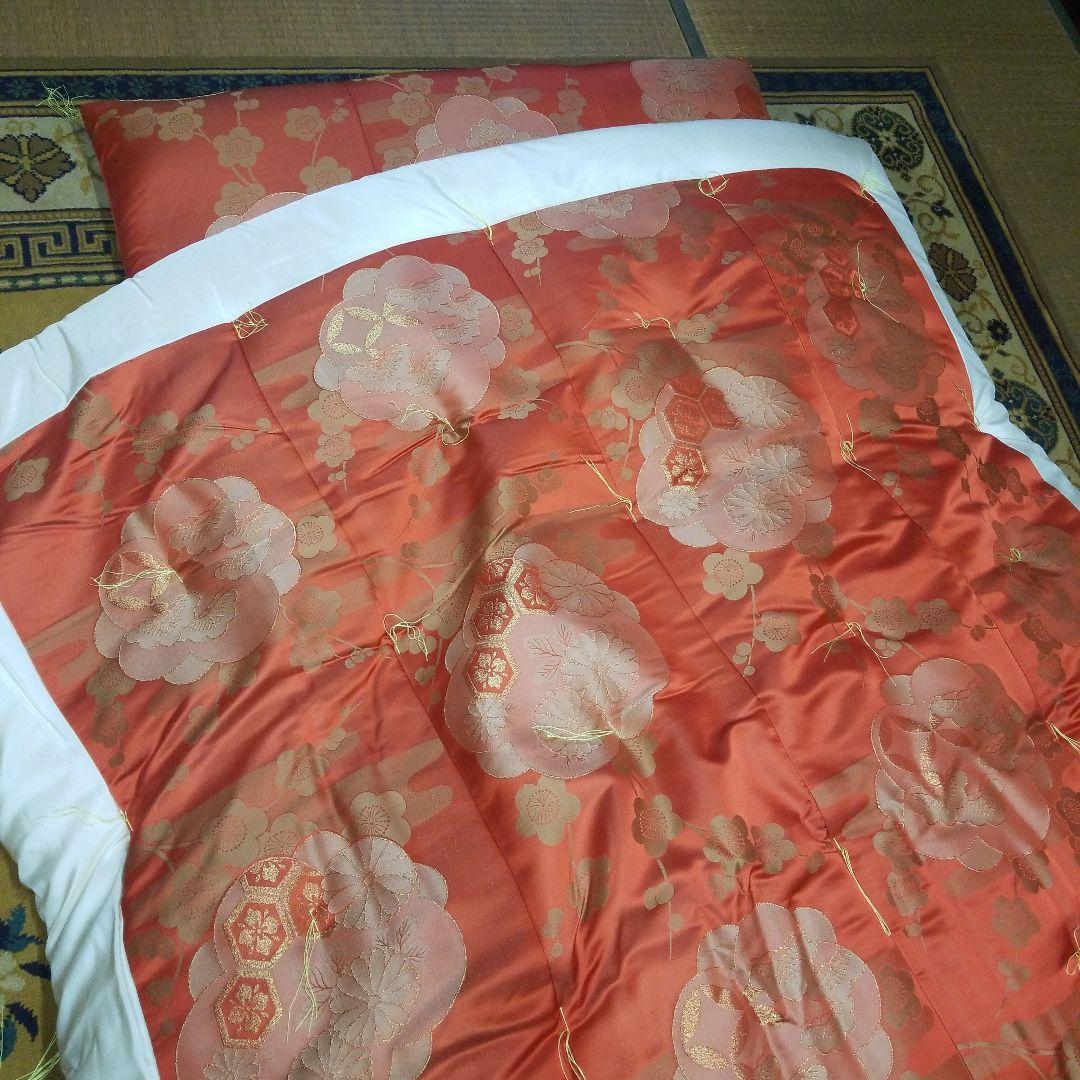 【未使用】どんす　高級布団　新品カバー付き