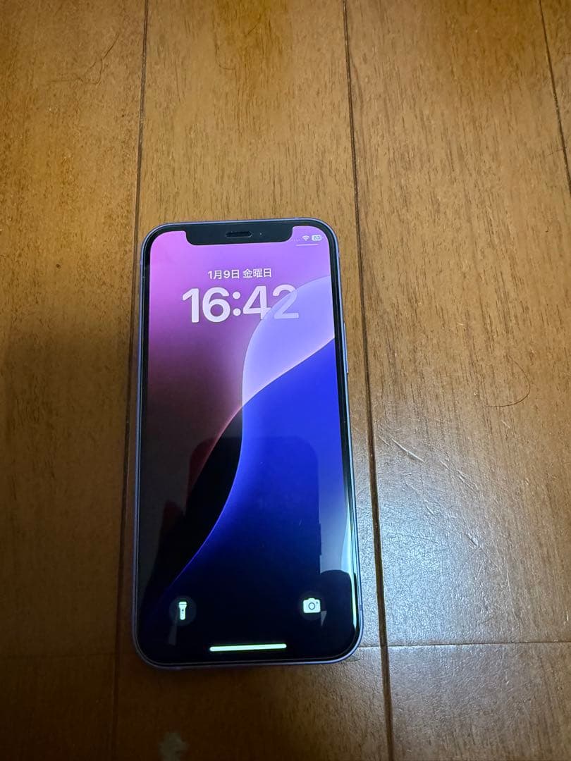 Apple iPhone 12miniパープル 本体