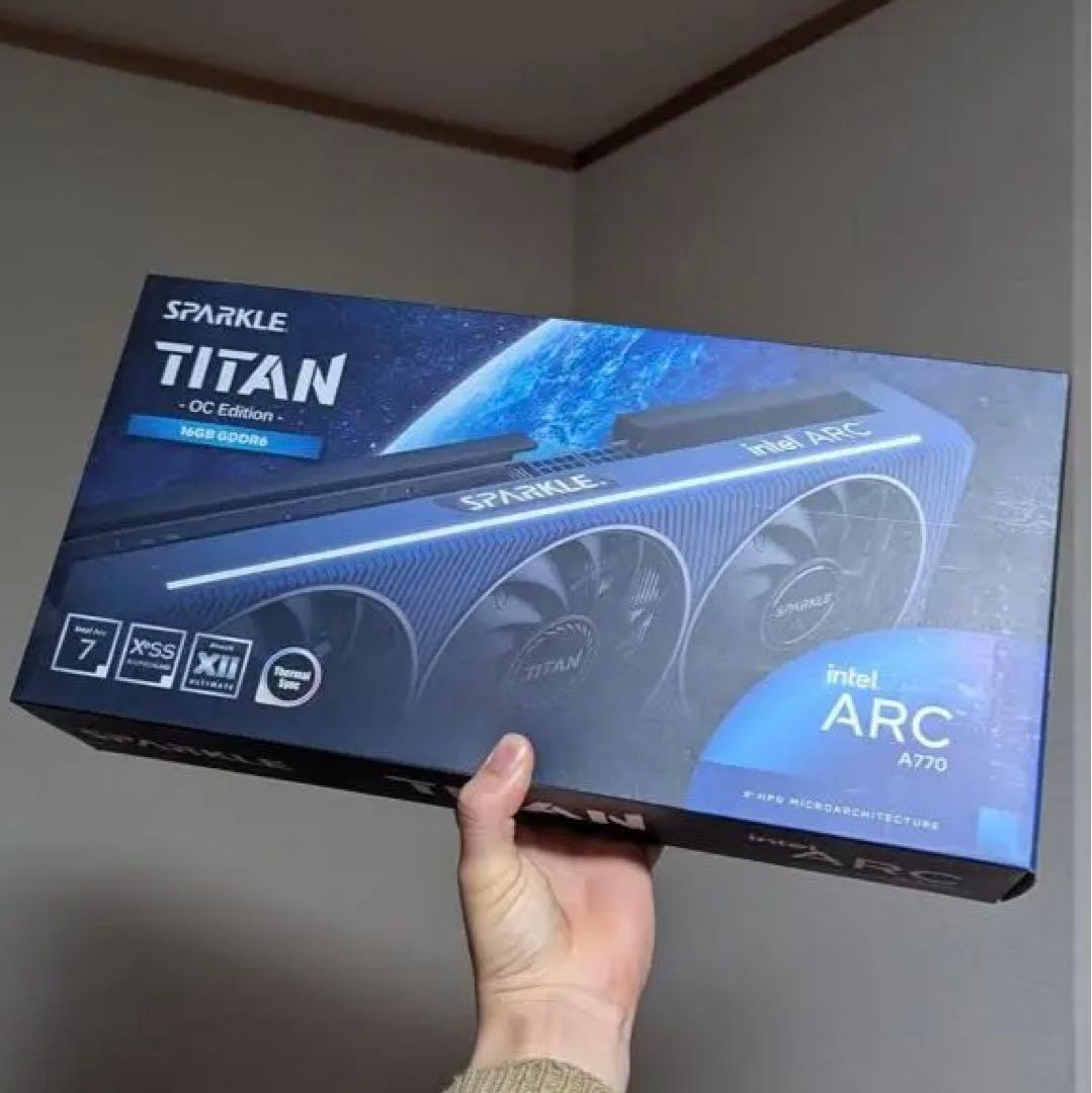 グラフィックボード・グラボ・ビデオカード SPARKLE Intel Arc A770 16GB TITAN OC