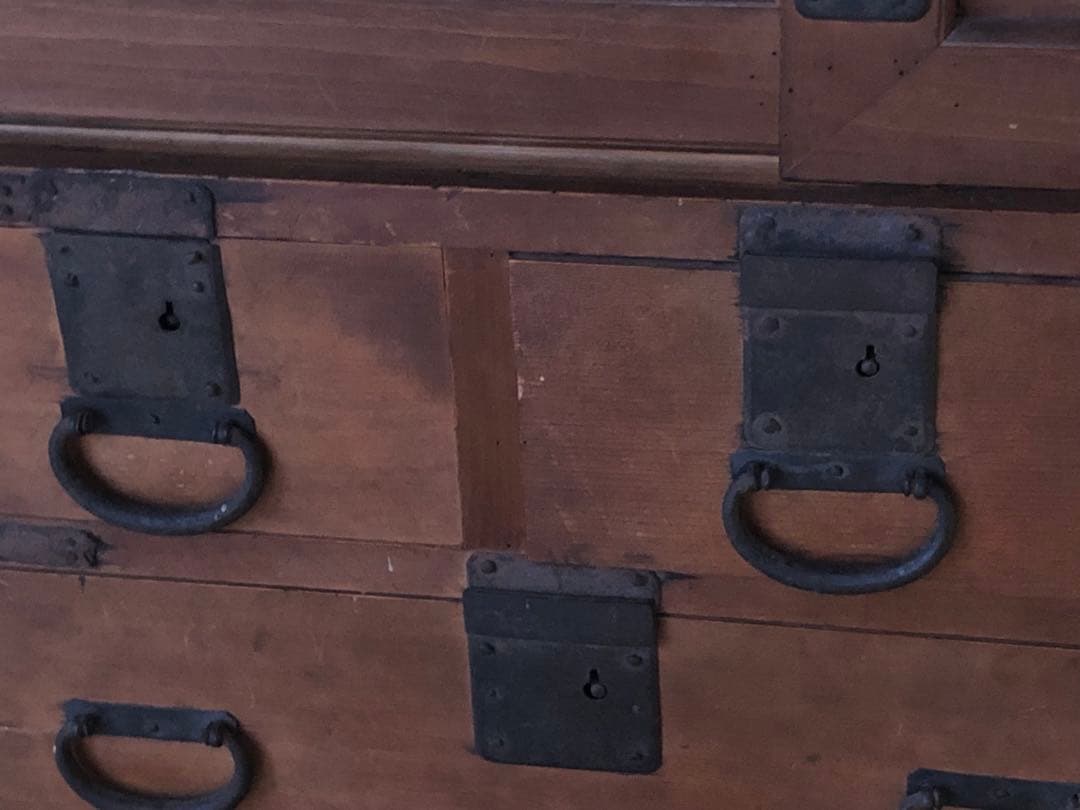 古い箪笥 ヴィンテージ 昭和レトロ 小物入れ 当時物 民芸品