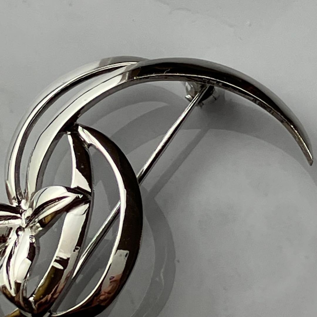 MIKIMOTO ミキモト あこや 本真珠 パール ブローチ リーフ 5粒