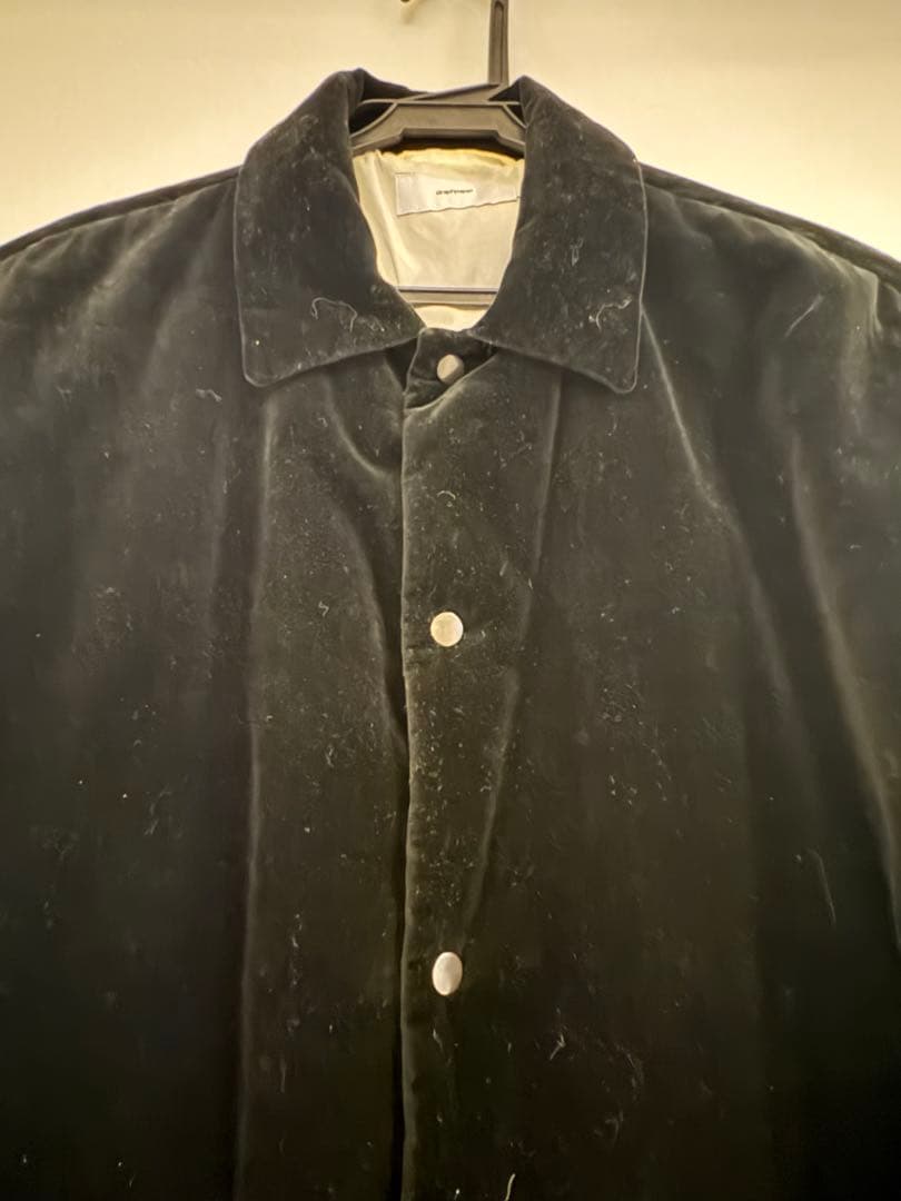 Graphpaper　グラフペーパー　ベロア　コーチジャケット　中綿入り