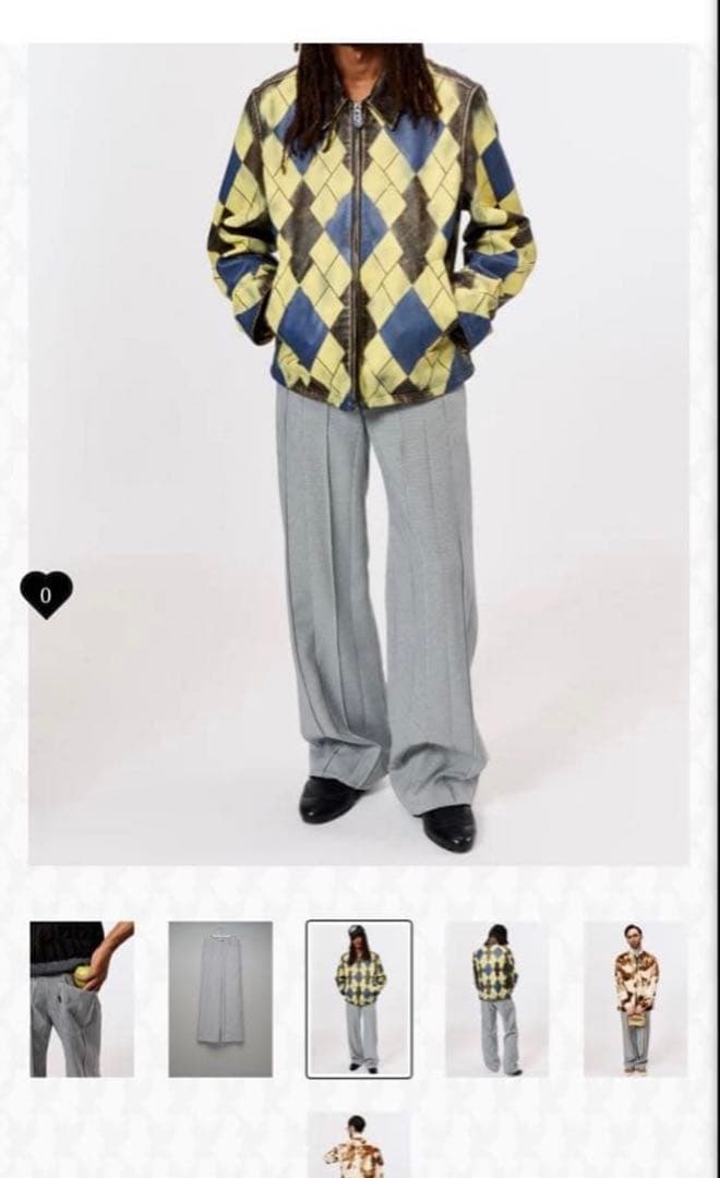 MASU プリーツパンツ25ss サイズ46