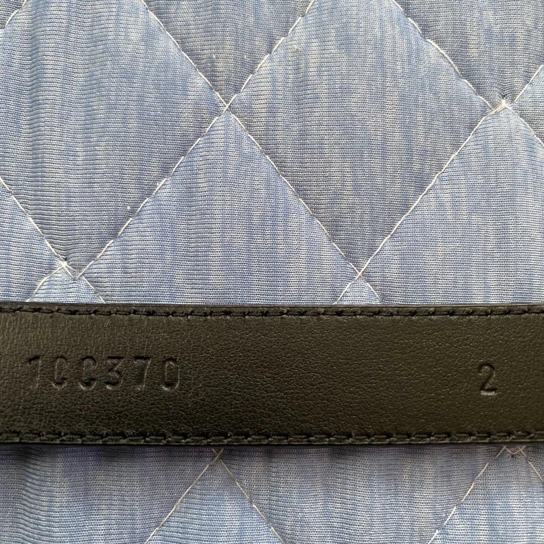 プラダ　サフィアーノレザーベルト トライアングルメタルバックル