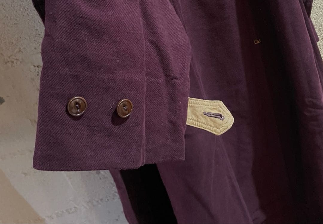 45R上質モールサージのストレッチワンピースゆったり暖か45100円新品同様