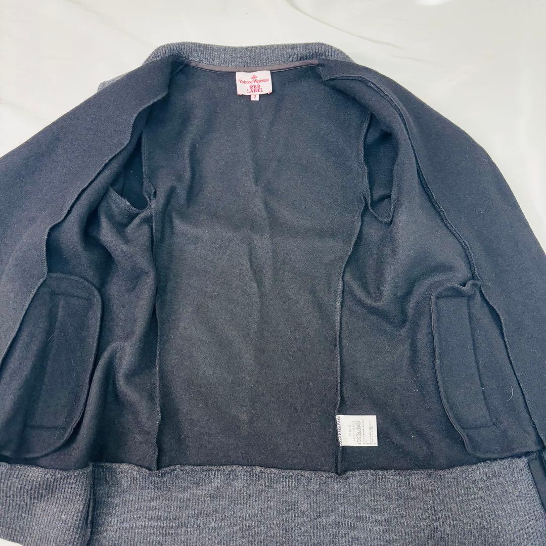 美品 ヴィヴィアンウエストウッドレッドレーベル ライダース ニット オーブロゴ