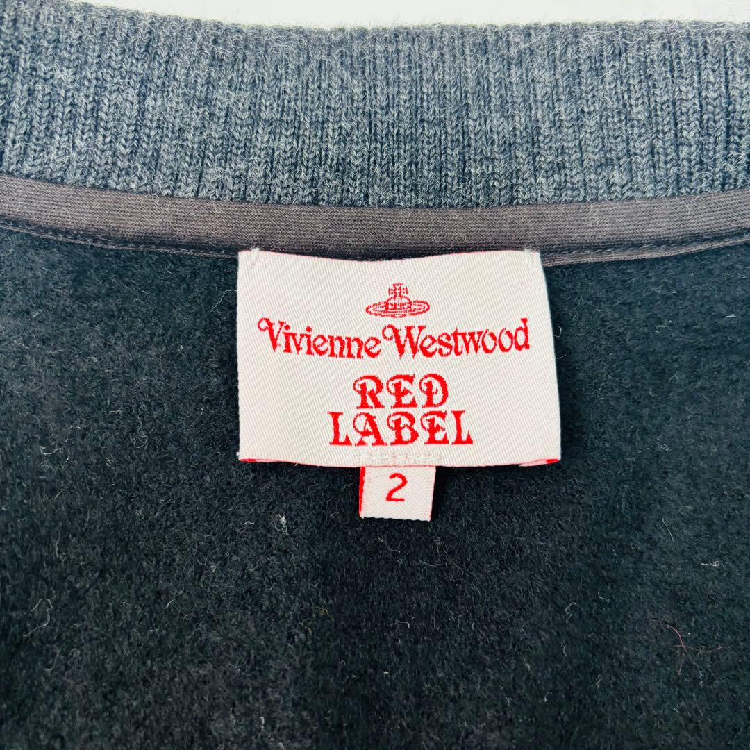 美品 ヴィヴィアンウエストウッドレッドレーベル ライダース ニット オーブロゴ