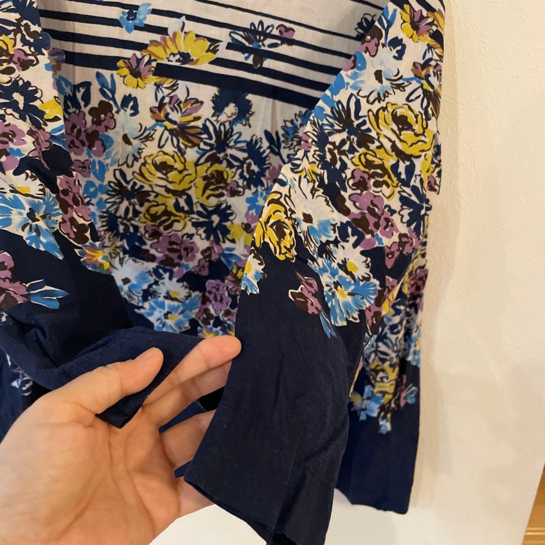 45R 花柄長袖トップス