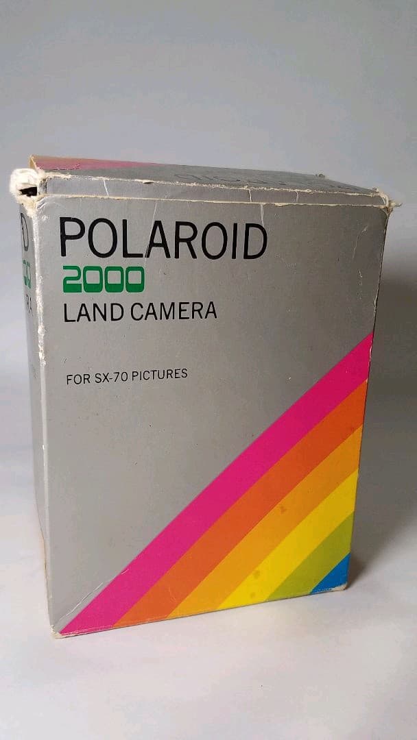 [レアカメラ]ポラロイド2000 ボックスタイプ箱・アクセサリ付き