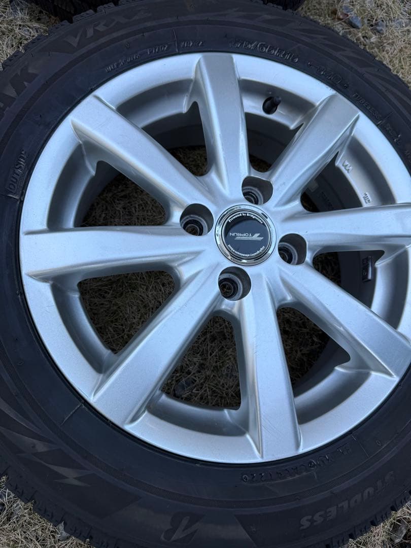 175/65R15 24年製あり　スタッドレスホイールセット　アクア等