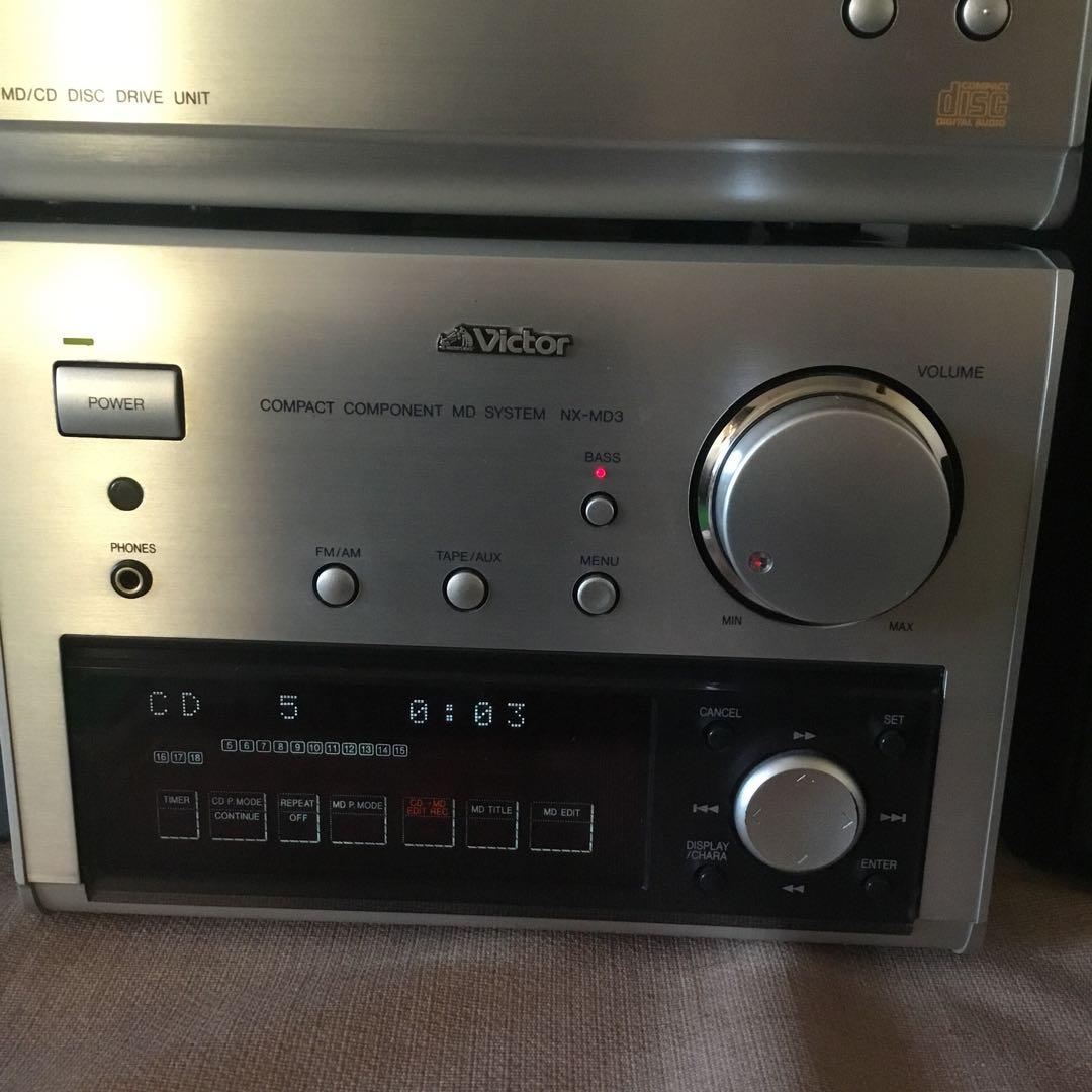 【動作確認】victorシステムコンポ　NX-MD3