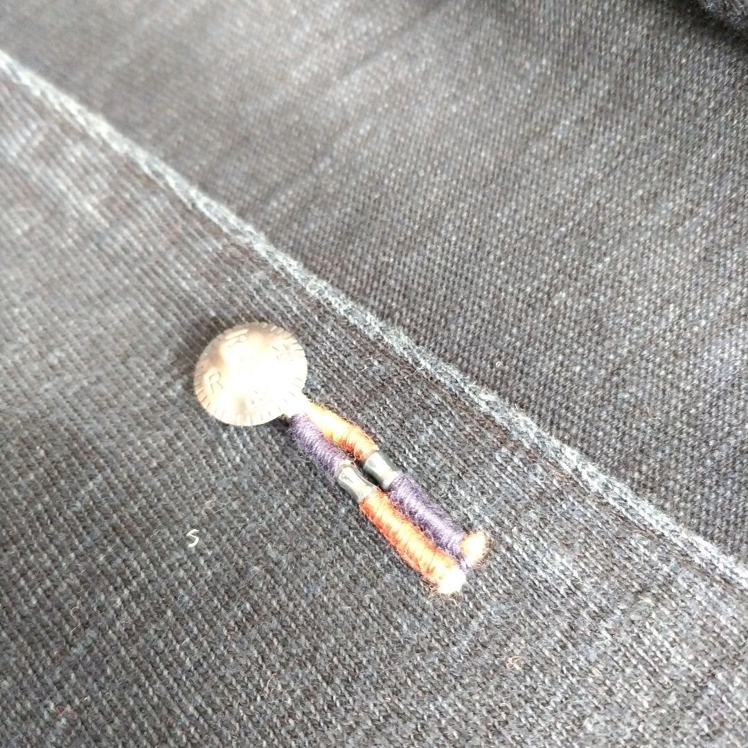 45R インディゴ染め　スウェットデニムジャケット　5 R刺繍入り　大きいサイズ