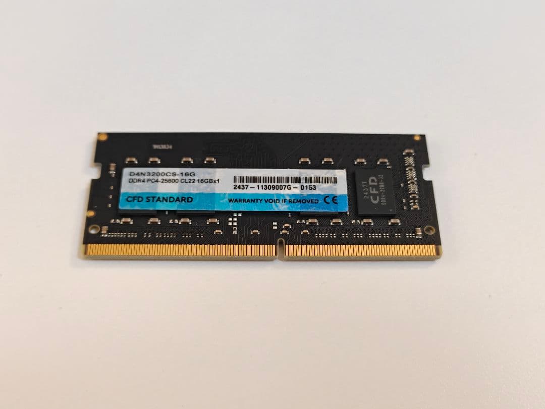 CFD DDR4 16GB SO-DIMM メモリ D4N3200CS-16GB