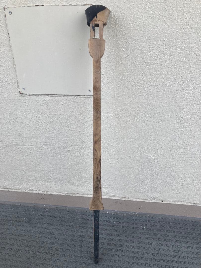 沖縄 三線 真壁 八重山 黒木 1960年作？ 本皮一枚張り エレキ