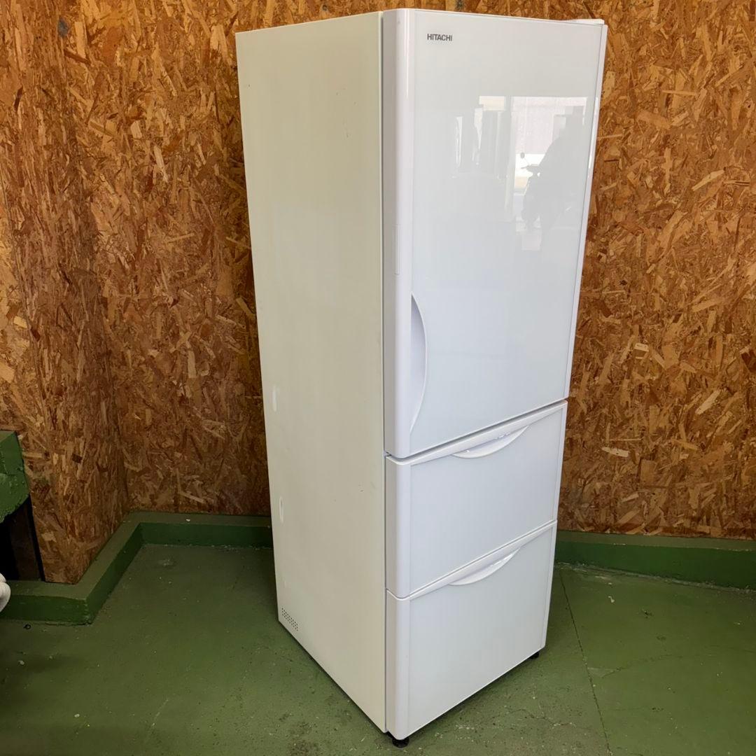 31L8送料設置無料 日立　自動製氷機能付き大型冷蔵庫375L 3ドア