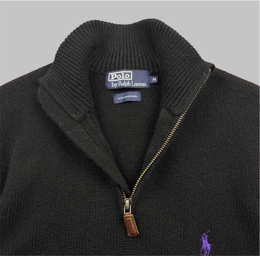 Polo Ralph Lauren ハーフジップ ウールニット M