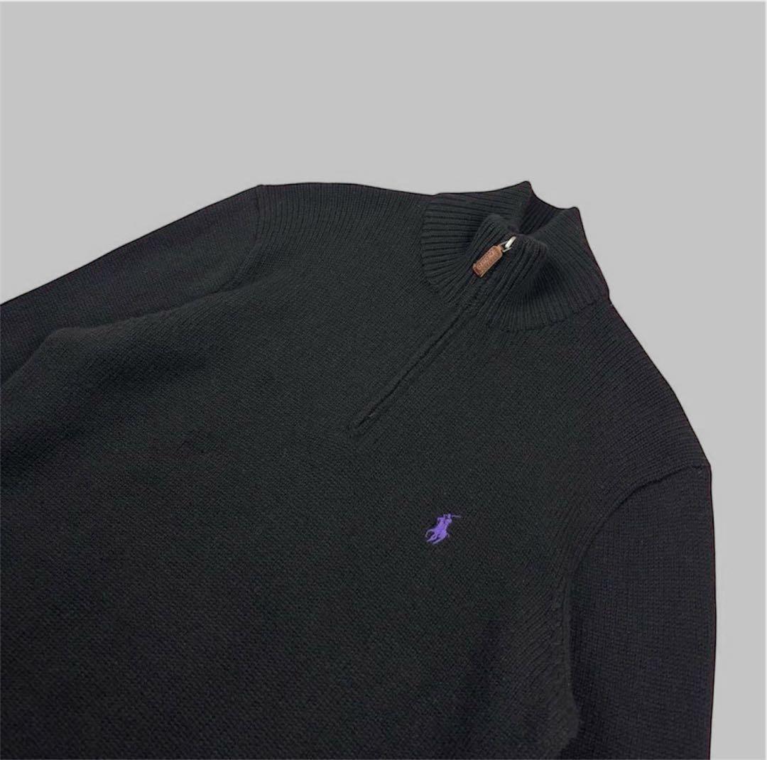 Polo Ralph Lauren ハーフジップ ウールニット M