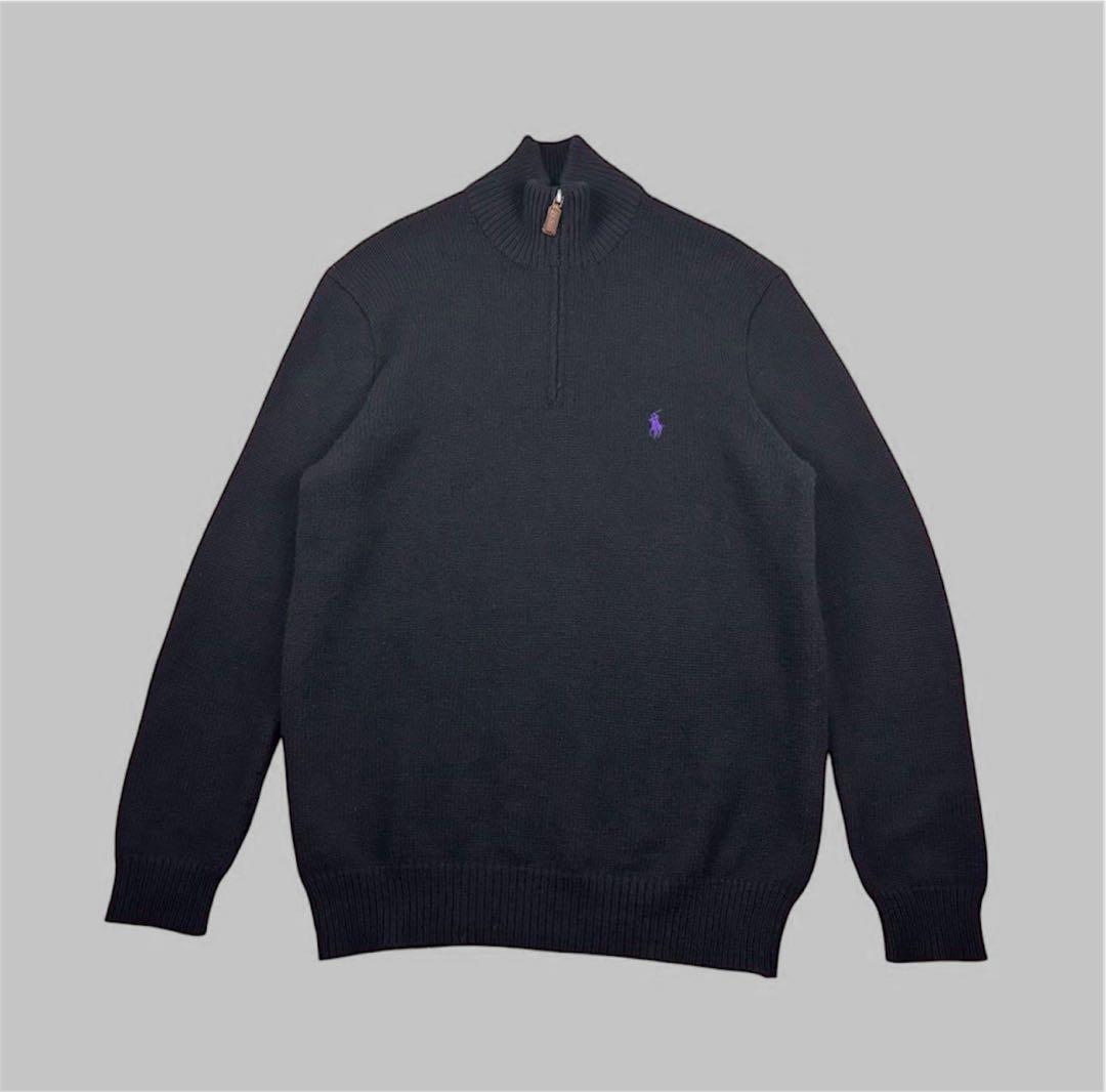 Polo Ralph Lauren ハーフジップ ウールニット M