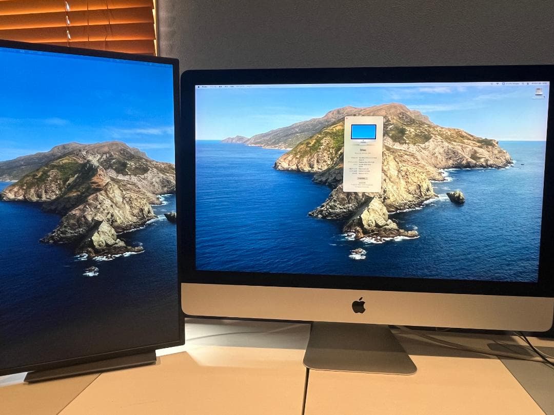 iMac 27 2017（256GB/24GB）＋DELL23インチモニタセット