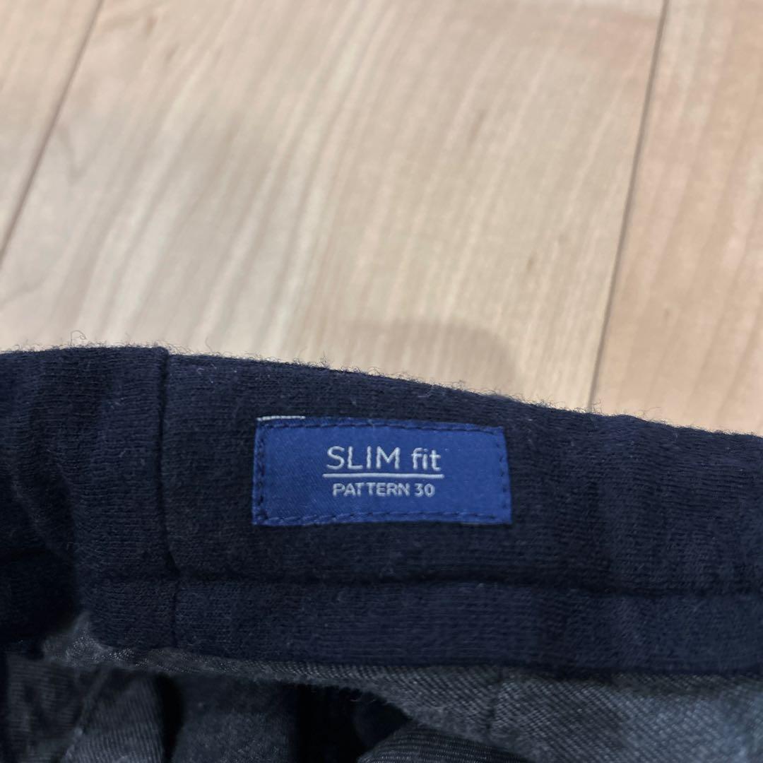 【美品】INCOTEX インコテックス ウールコットンスラックス XLサイズ