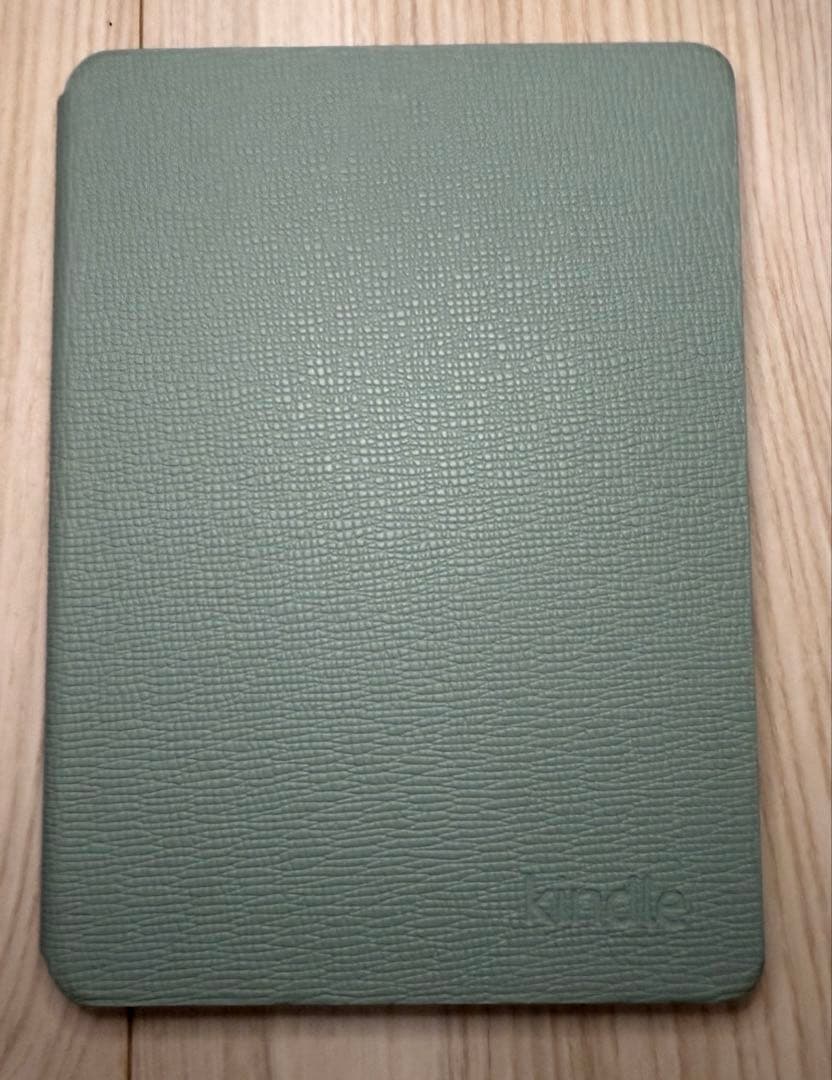 Kindle Paperwhite 16GB 6.8インチ グリーン本体とカバー