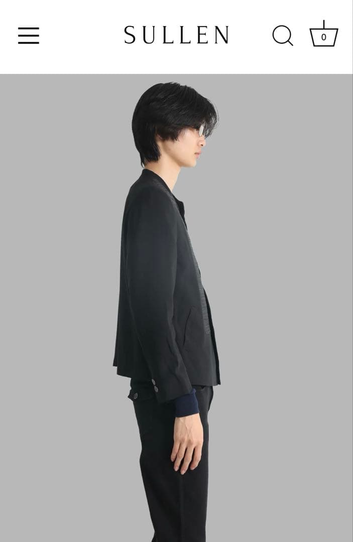 ジャケット・アウター ISSEY MIYAKE MAO COLLAR PLEATS JACKET