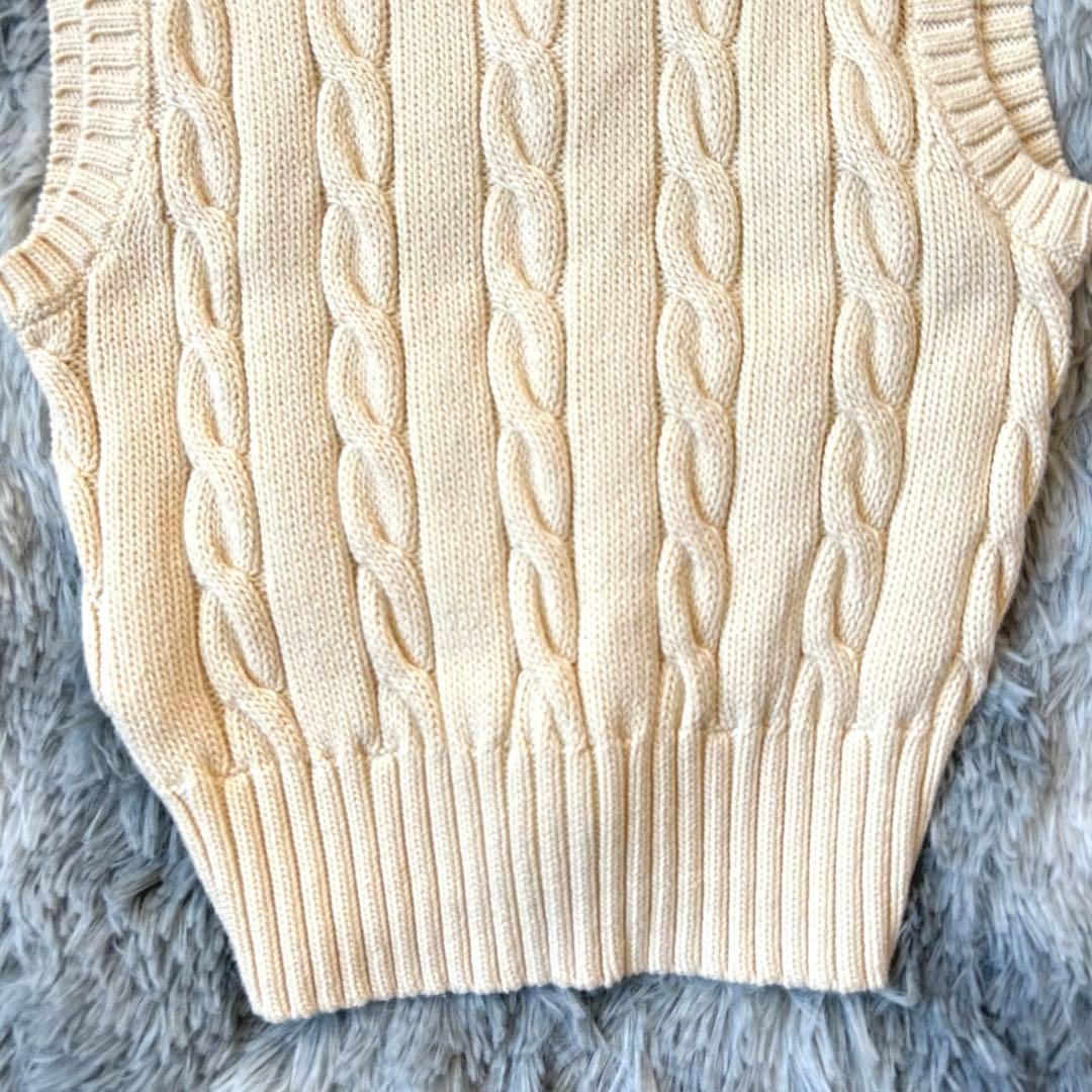 Polo Ralph Lauren コットンクリケット ベスト チルデンニット