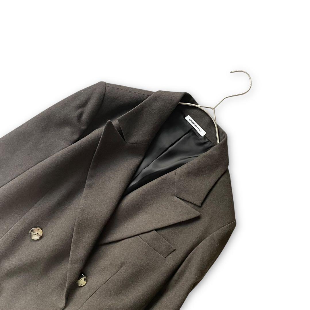 ほぼ未使用✨ドゥーズィエムクラス ダブル テーラードジャケット ブラウン 38