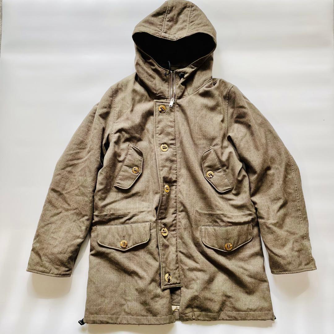 マーガレットハウエル MHL. フィッシュテール モッズコート フーディー L