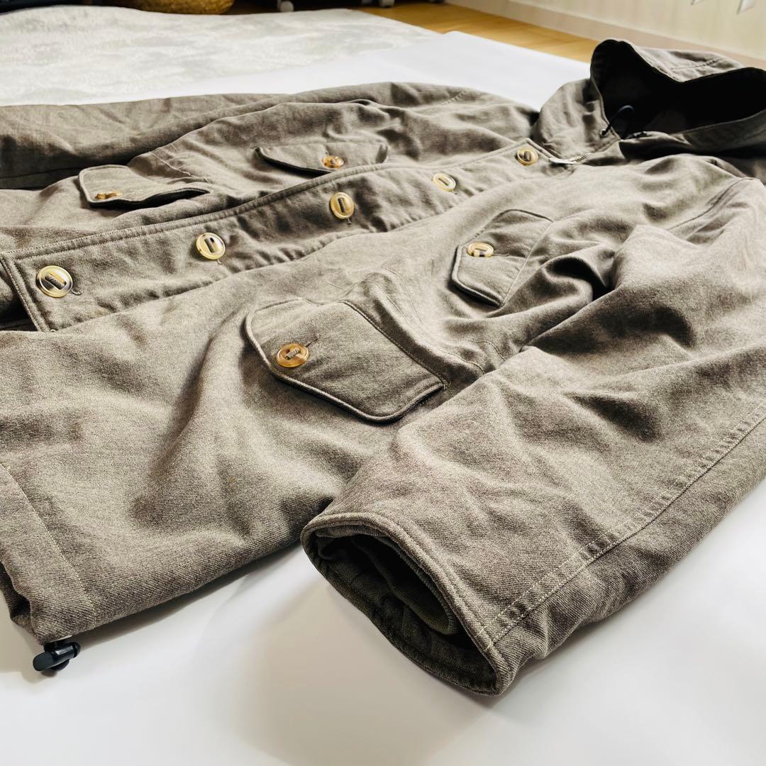 マーガレットハウエル MHL. フィッシュテール モッズコート フーディー L