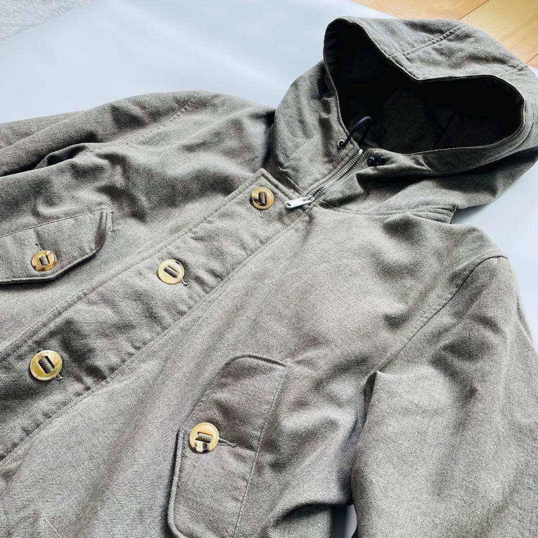 マーガレットハウエル MHL. フィッシュテール モッズコート フーディー L