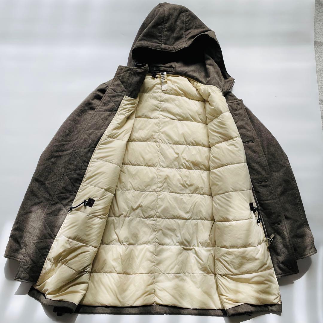 マーガレットハウエル MHL. フィッシュテール モッズコート フーディー L