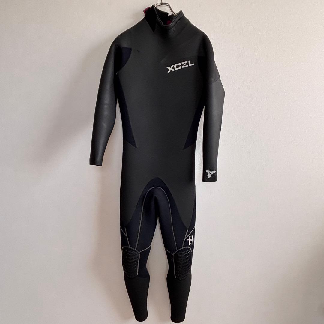 【セミドライエクセル/サーフィン用ウエットスーツ/5×3mm/バックジップ/L